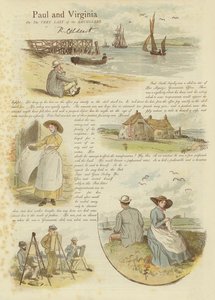 Paul és Virginia, avagy a legutolsó csempészek (chromolitho)